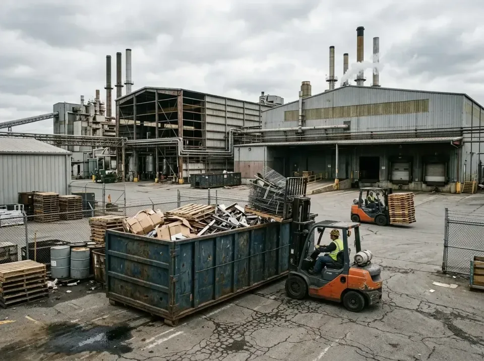 industrial-factory-scrap-conta-003 — frequently asked questions, Cheap Roll-off Dumpster Rentals in The Dalles, OR